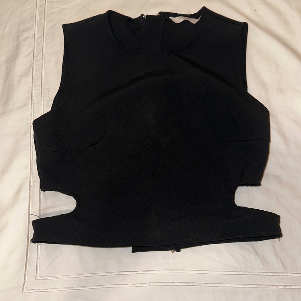 Black Crop Top